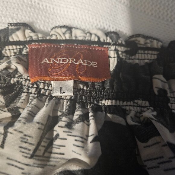 Bohemian Black and White dress size Large - Picture 7 of 9